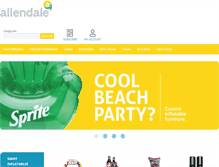 Tablet Screenshot of inflatables.us